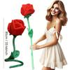 85cm Large Red Plush Artificial Rose Bouquet Stuffed Bendable Bouquet Soft Floral Home Decoration Valentine's Day Mother's Day