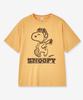 VTWO Pilot Jogging Snoopy Pigment T-Shirt (Yellow)