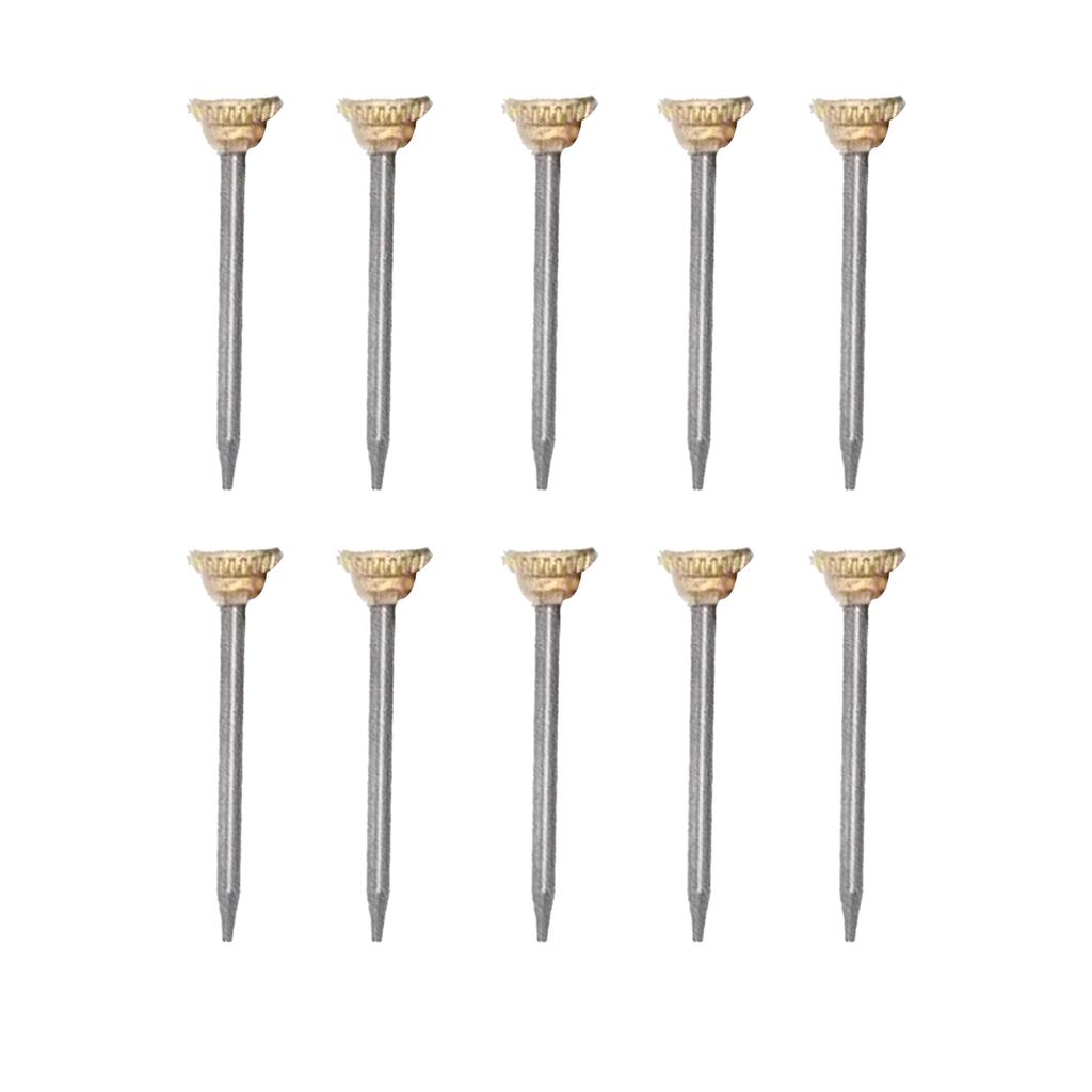 X Mässingshuvud Nålar 10-pack