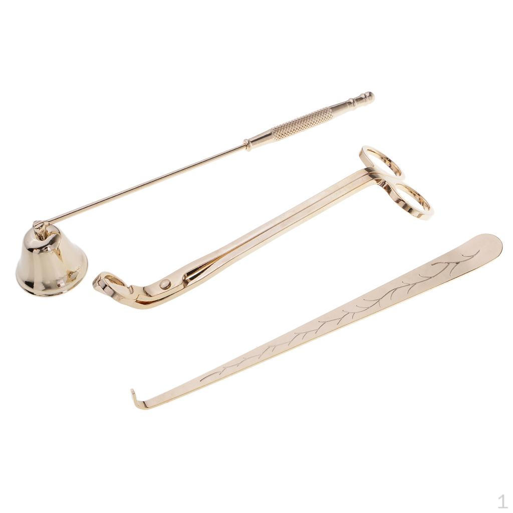 

Пакет из 3 фитилей инструментов для аксессуаров для свечей, уход за нержавеющей сталью ковша