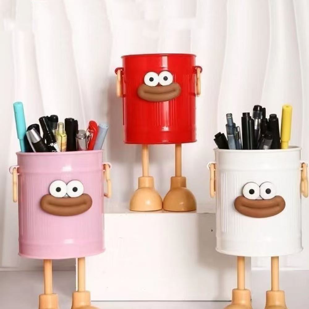 1PCS Cartoon Pen Holder, Simple Storage Holder, for Office Storage, Desk Storage, Home Study Storage