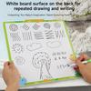 Montessori 2-in-1 Magnetic Number Letter Learning Puzzle Board Bead Maze Toy Children Drawing Board Toys Education Puzzle Games