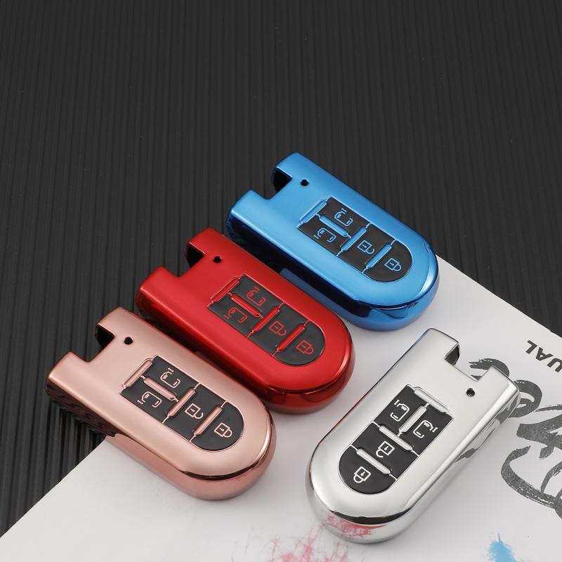Weiche TPU Auto Fernbedienung Schlüsselhülle Abdeckung Schale Fob Für TOYOTA ROOMY TANK für DAIHATSU LA600S LA610S LA150S MOVE 2015 - 2019 Schutz