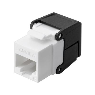 Lanview Cat6 Unshielded Keystone Jack, Lvn128078