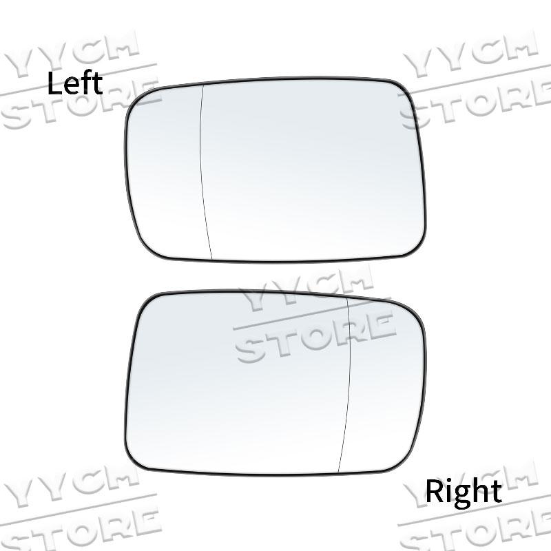 Auto Weitwinkel Rückspiegelglas Beheizbar Links Rechts 51167028427 51167028428 Für 7er Reihe E46 E65 E66 E67 2000-2008