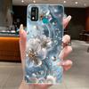 For Honor 9X Lite JSN-L21 JSN-L22 JSN-L23 Case Clear Fashion Butterfly Flowers Soft TPU Silicon Cover Honor 9XLite Phone Casing