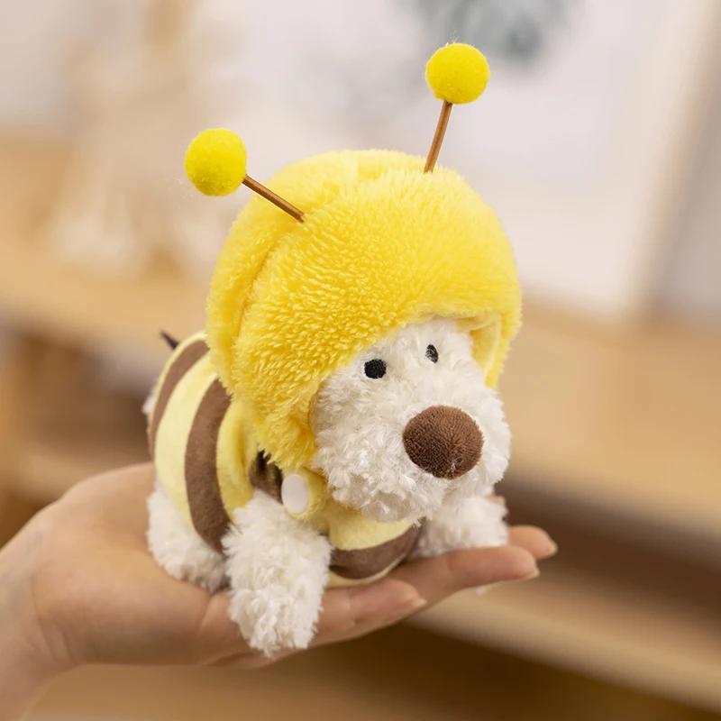 Squishy Dog Bee Plush Doll Soft Stuffed Toys Cute Dog Transforming Into Bee Pillow Animal West Highland Terrier Birthday Gifts