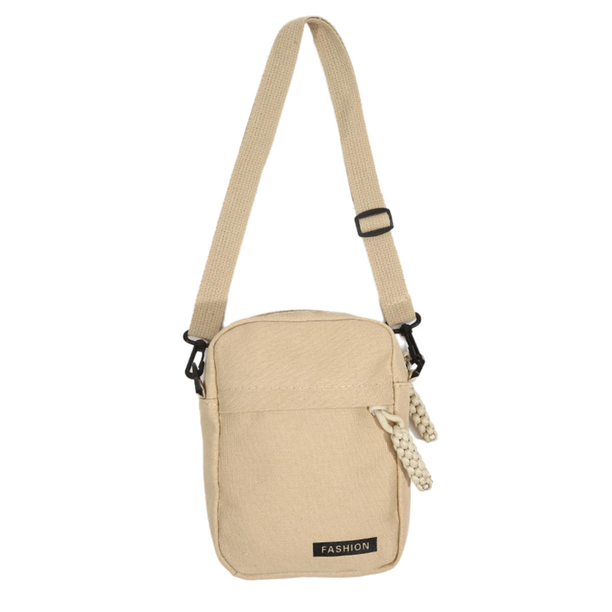 

Mini Canvas Crossbody Pouch Fashion Lightweight Vertical Shoulder Bag for Women Versatile Everyday Small Square Bag one size хаки