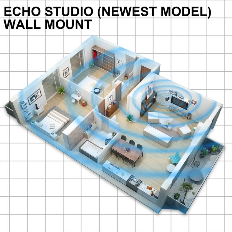 ABS Storage Rack Wall Mounted Stand Loudspeaker Stand for Studio Household Speaker Bracket