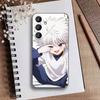 W-Killua Zoldyck H-Hunter X Hunter Phone Case For Samsung Galaxy A73,A21s,A22,A31,A52,A53,A71,A41Soft Black Shell