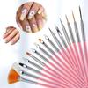 Multi Functional Nail Art Brush Set 15 Pieces Nail Design Tool  Salon Nail Equipment