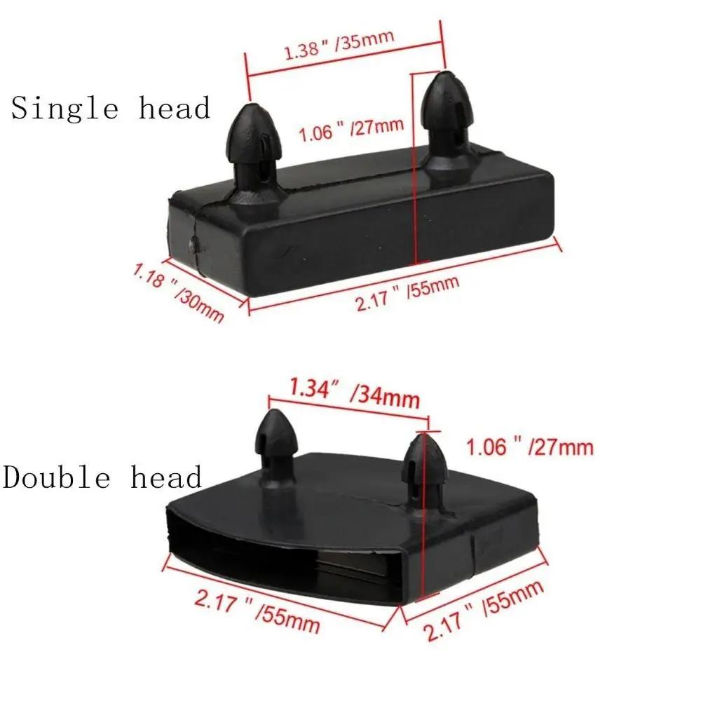 20pcs Replacement Bed Slat Holders Caps Plastic Black Bed Slats Connector Square Convenient Sofa End Caps Holder Sofa