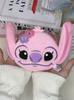 Disney Stitch Coin Purse Cartoon Small Shoulder Bag Cute Plush Card Holder Pendant Doll Birthday Gift for Friends