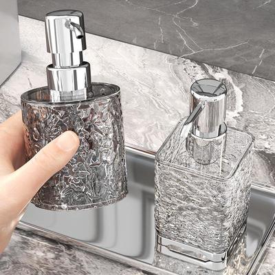 Elegante Dispenser Ricaricabile: Flacone di Gel Doccia, Balsamo, Sapone per le Mani e Shampoo