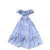 Sexy Off Shoulder Beach Dress Women Slim High Waist Summer Yellow Midi Dresses Elegant Ladies Elegant Party Dress