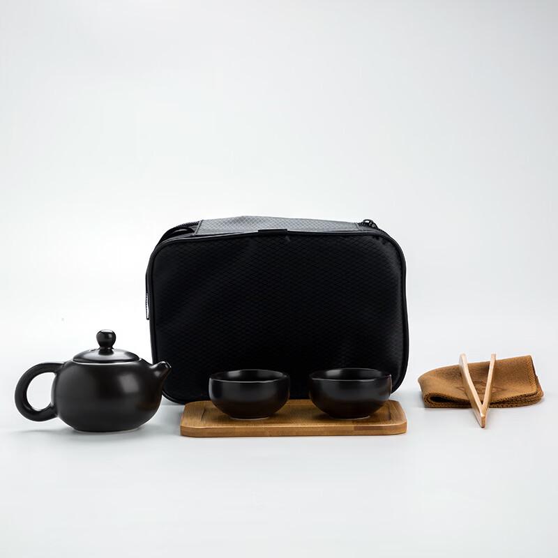 Mingguan Dehua Ding Kiln Portable Ceramic Tea Set