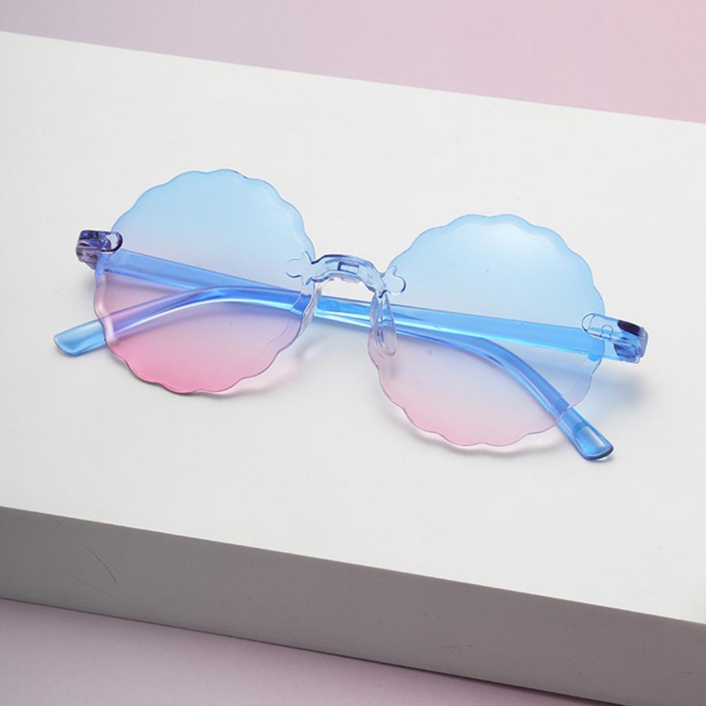 Candy Color Children'S Sunglasses Gradient Sun Glasses Round Frame Sunglasses Eyewear Outdoor Baby Shades Colorful Goggles