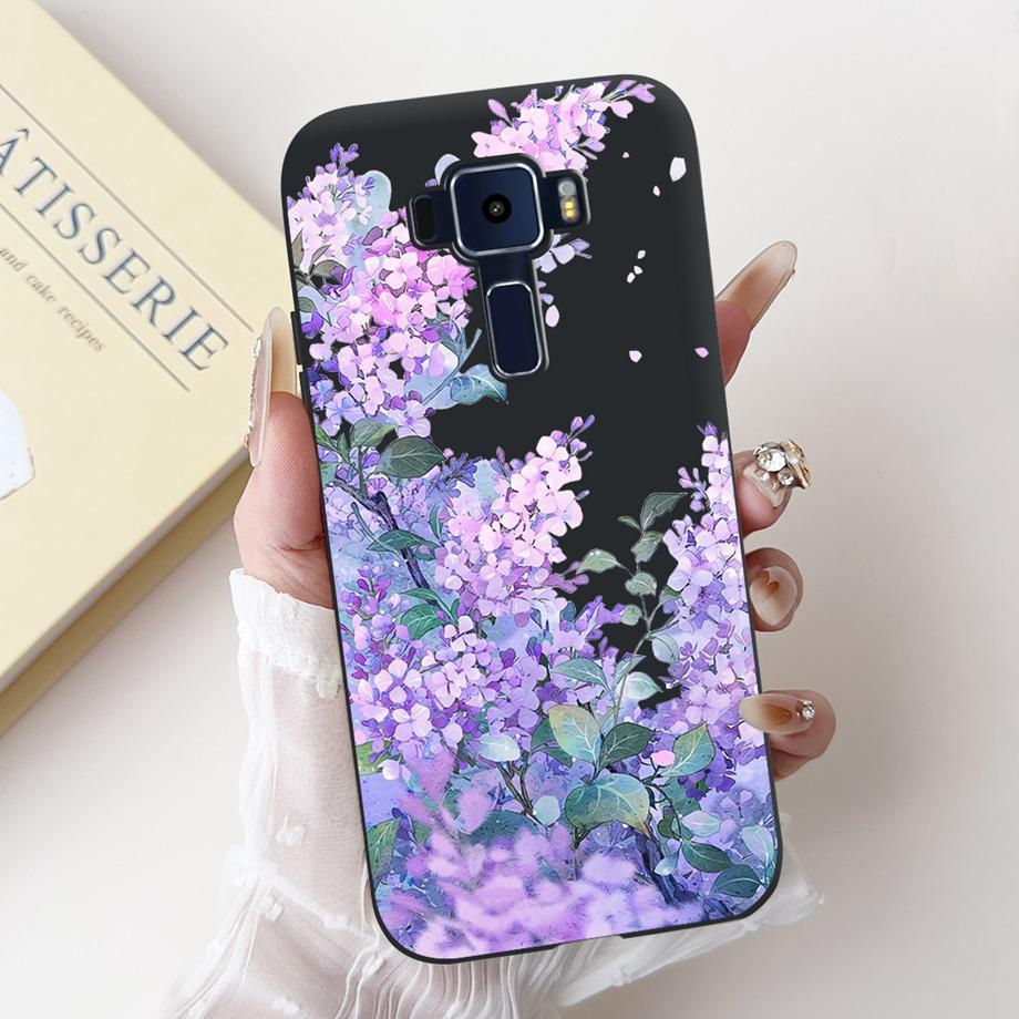 For ASUS Zenfone 3 ZE520KL Z017D 4 Max ZC520KL X008D 3 Max ZC520TL Case Soft Silicone Back Cover Love Heart Butterfly Flower Bag