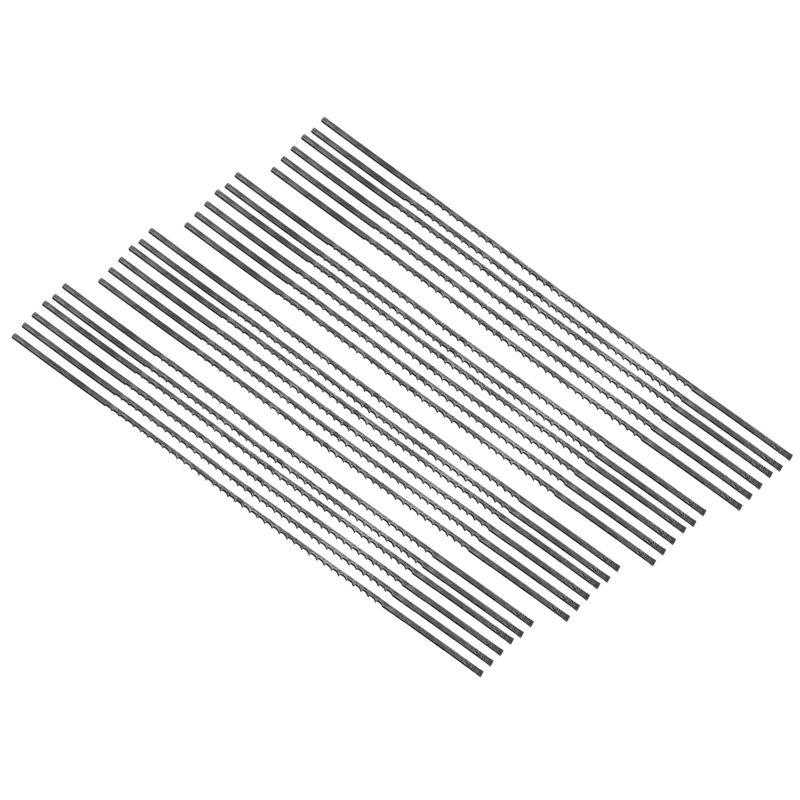 ABWR-Scroll Saw Blades Plain End 5 Inch 24PCS 12 TPI Regular Tooth For Woodworking DIY