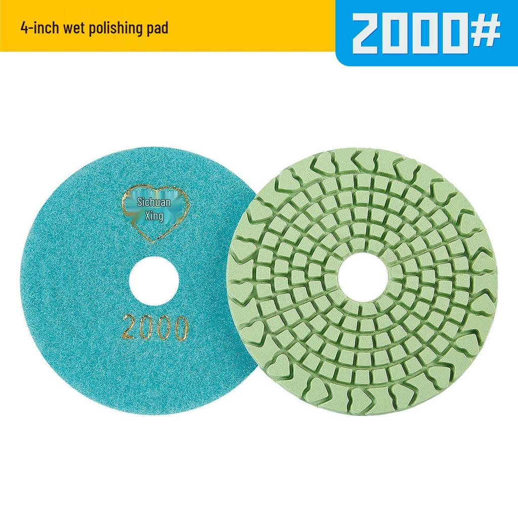 Diamond Stone Polishing Disc for Angle Grinders - Sharp, Wear-Resistant for Marble, Granite, and Quartz Wet Grinding