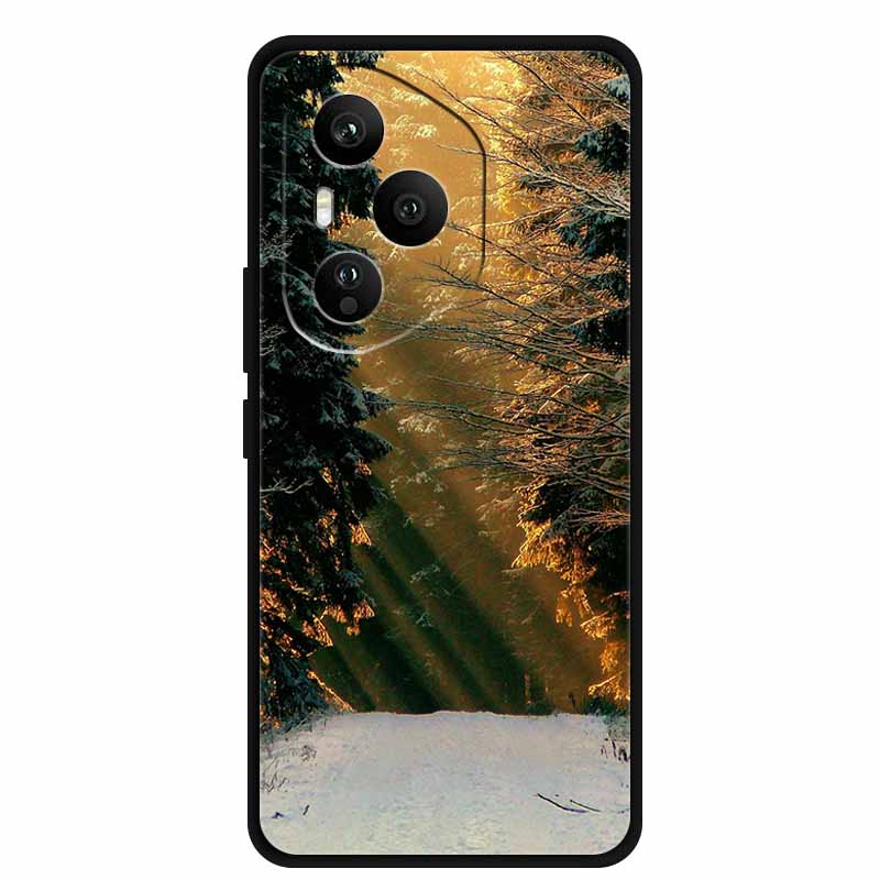 For Honor 400 Pro 5G Case Original Soft Silicone TPU Phone Cases Cover Honor400 Pro DNP-NX9 6.7" Fashion Protector Planet Capa