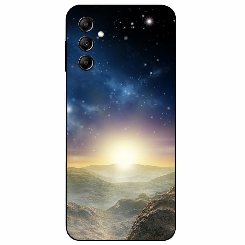For Samsung A14 4G A 14 M14 5G Case Painted TPU Soft Silicone Black Funda for Samsung Galaxy A14 A145F Bumper GalaxyA14 M 14 Bag