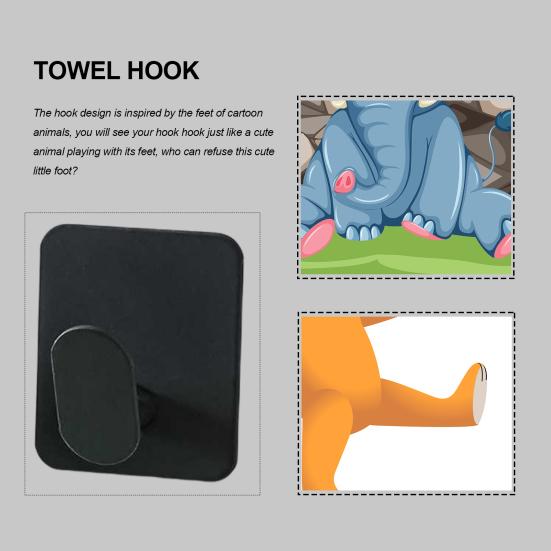 

4 шт., практичная прочная несущая сумка для хранения из нержавеющей стали, подвесной крючок для хранения, крючок для пальто серебряный