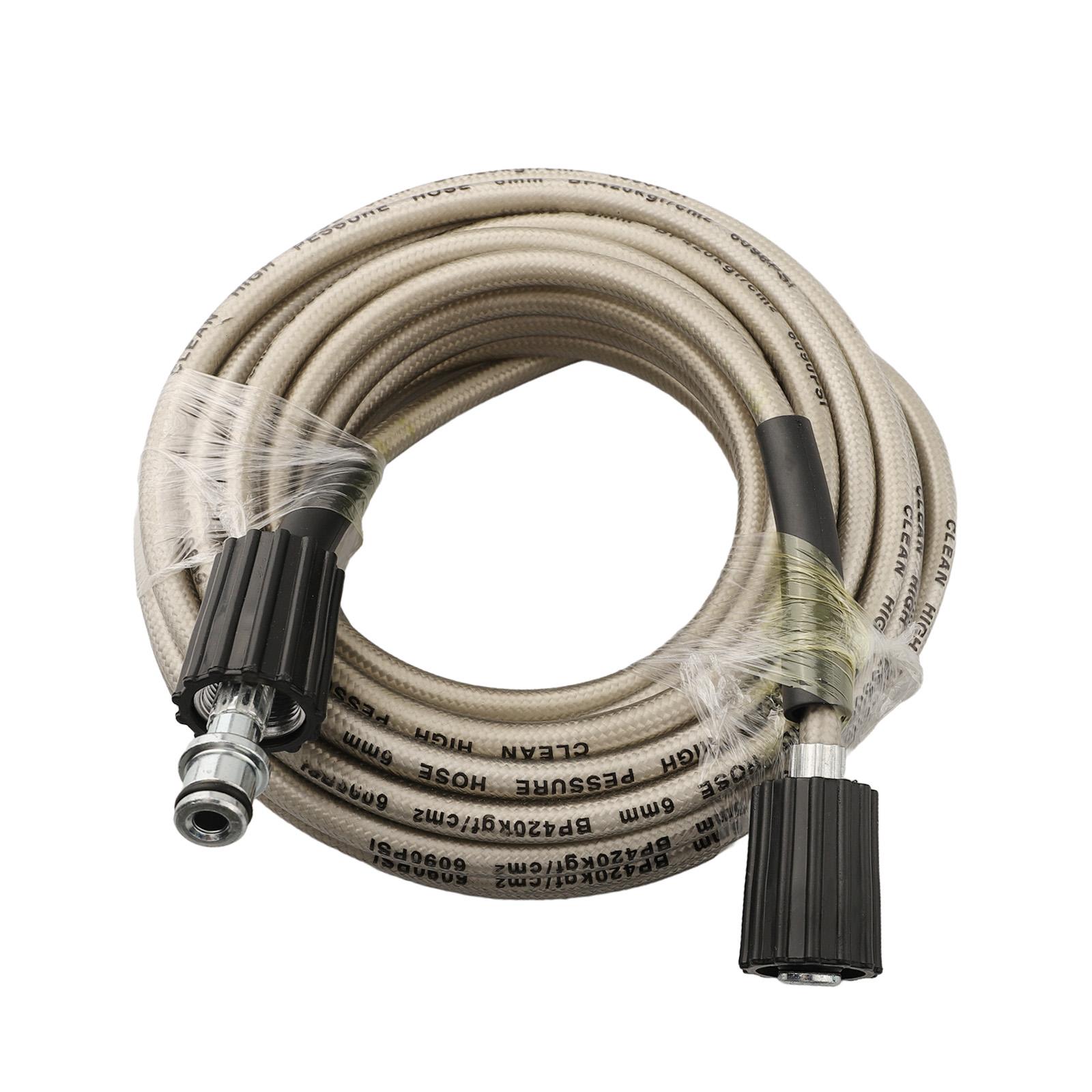 

High Pressure Washer Hose Drain Pipe Cleaning Replacement M MaleM Male Connector