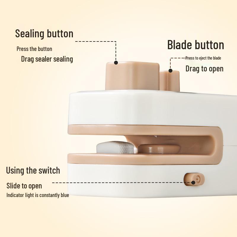 Portable Mini Heat Sealer for Snack and Food Bags