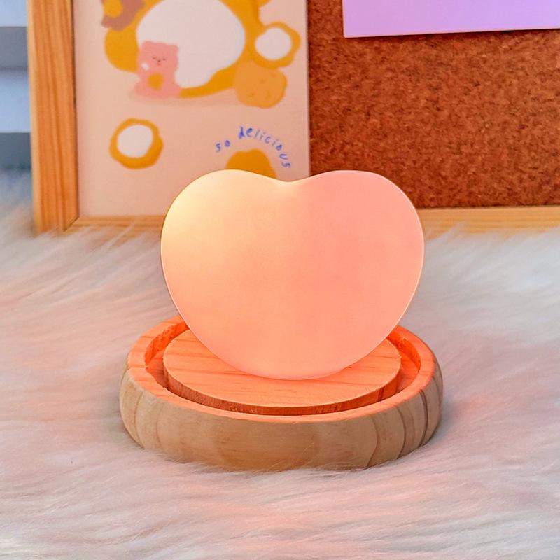 

Ночник в форме сердца, украшение для спальни, атмосферный свет, подарок, настольное украшение Lamp # Battery model