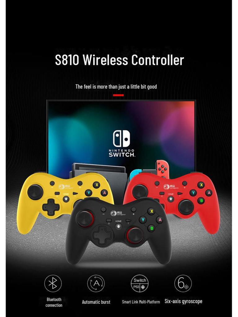 Bluetooth Wireless Game Controller für SWITCH PRO mit Gyro-Unterstützung