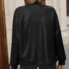 Casual short long-sleeved PU locomotive leather jacket, jacket, top, women