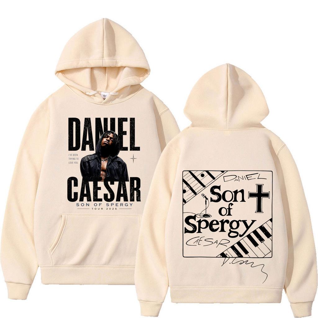 Daniel Caesar Son of Spergy Tour Graphic Hoodie Men's Women Vintage Gothic Sweatshirt Casual Pullover