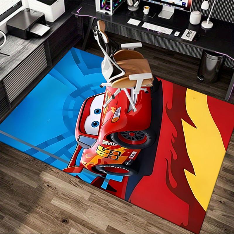 Mcqueen Adventure Carpet For Playroom Bedroom Living Room Sofa Home Decorkids Game Area Rug Nonslip Floor Mat