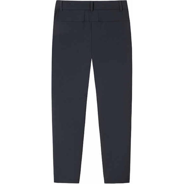 Anta Training Series Solid Color Mid-Rise Comfortable Breathable Versatile Straight Leg Casual Pants Women Bottoms Black 162437501-1