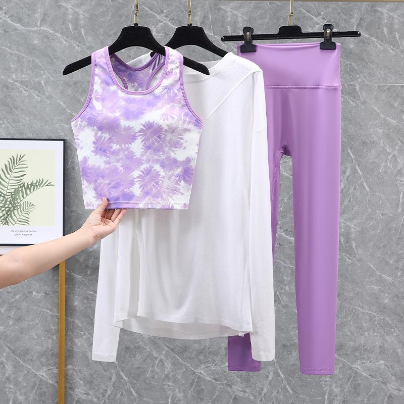 Eleganter 2025 Damen-Yogaanzug – Hochwertiges, wunderschönes Frühling/Sommer-Fitnessset