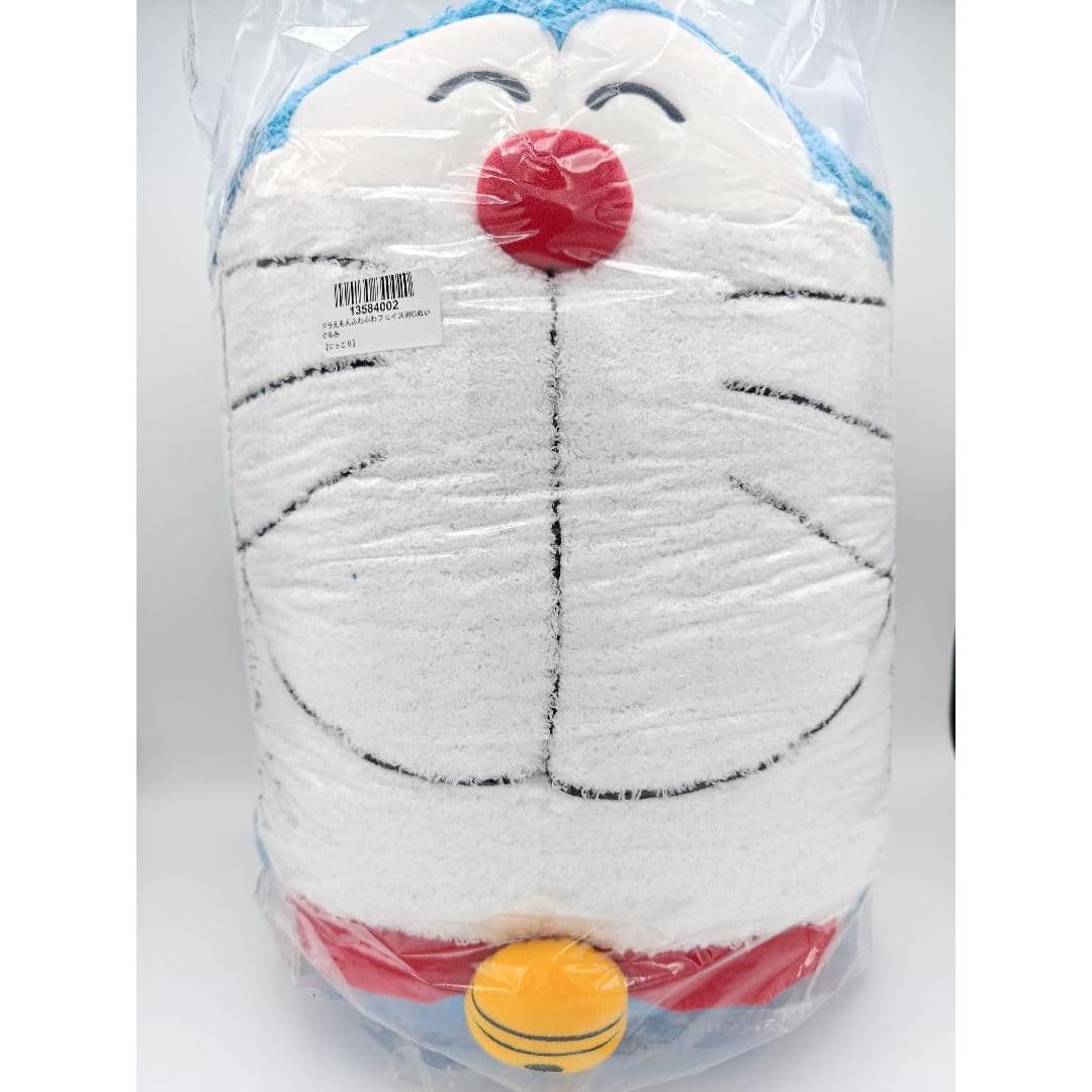 Doraemon Fluffy Face BIG Plush Toy Smiling