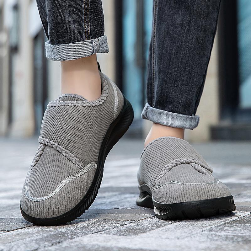 

Men s Wide Toe Warm Winter Running Shoes - Extra Wide Plush Snow Boots for Youth 44 коричневий