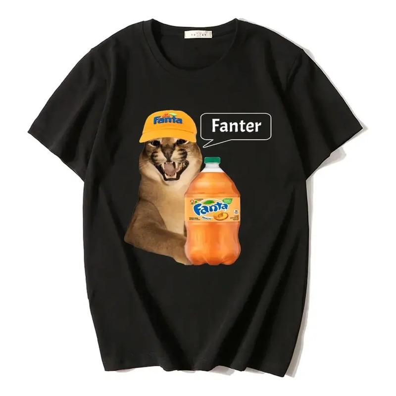 Camiseta Demotivational Big Floppa Cat Meme Fanter Para Homb S