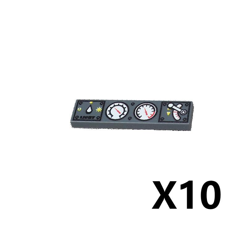 Accesorii Imprimate Oras Blocuri de Constructie Controller Calculator Monitor Tastatura Tablou de Bord Telefon Mobil Radio Mini Caramizi Jucarii pentru Copii