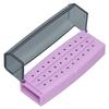 High Speed Burs Holder 30 Holes Dustproof High Temperature Portable Dental Bur Holder Box with Cover for Dental Clinics