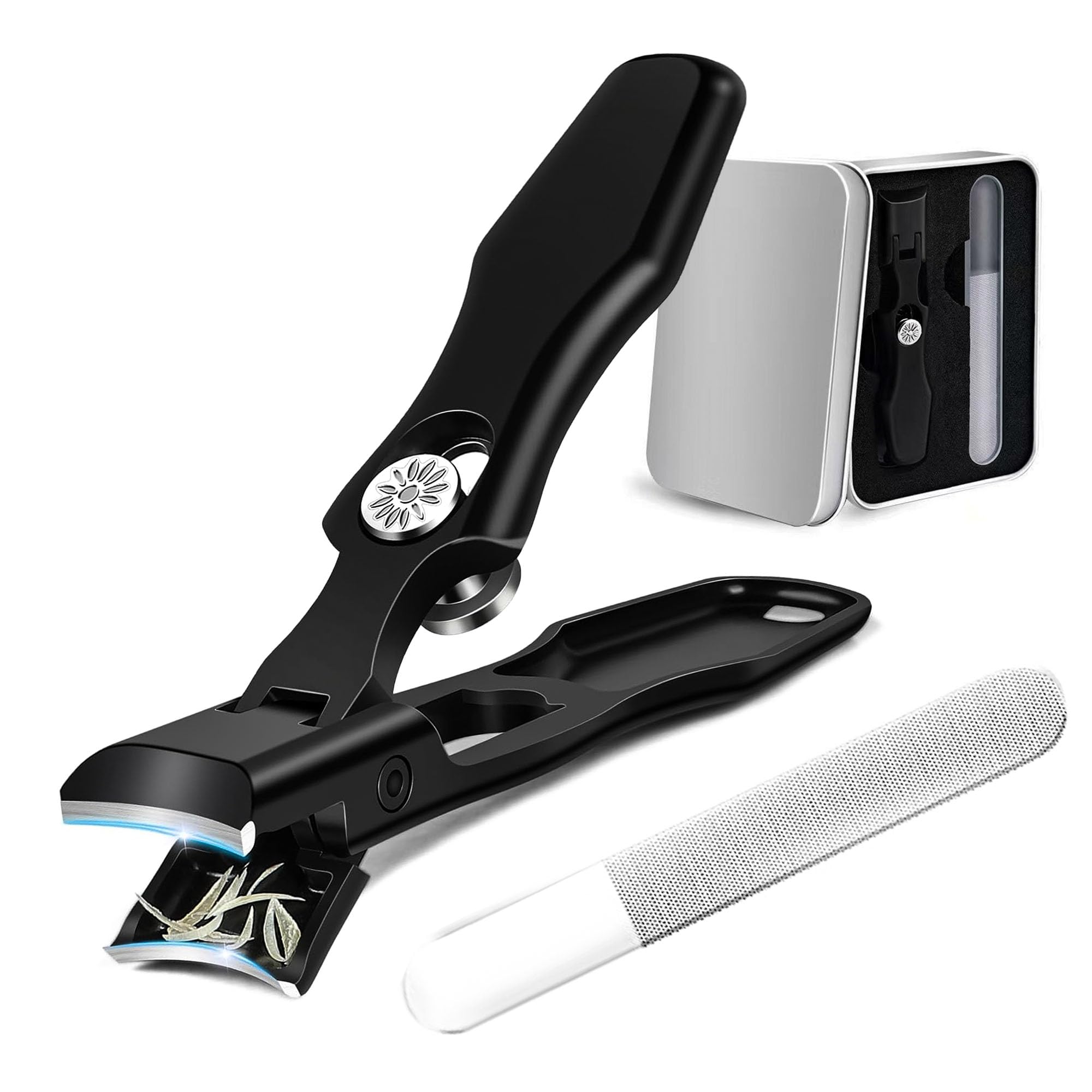 

XGIUINI Japanese Stainless Steel Nail Clippers Ingrown Thick Hard Nails Wide Premium Sharp Suitable for and the Elderly Family Hand and Foot with