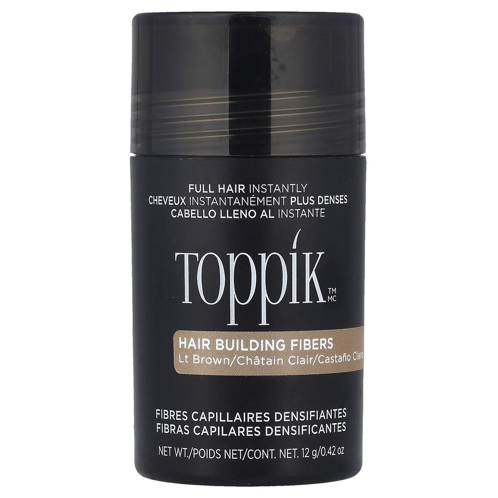 Toppik, Hair-Forming Fiber, Light Brown, 12g (0.42oz)