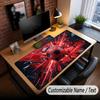 Soccer Theme Custom Mouse Pad Personalized With Name Text Customized Desk Mat For Office Home Decor