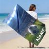 Customizable Soccer Beach Towel Large Size, Perfect for Beach, Pool, Camping, Parties, Ideal Gift for Soccer Players