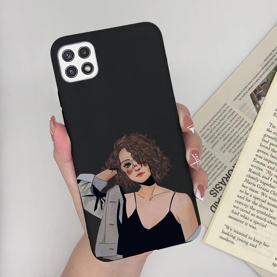 For Samsung Galaxy A22 A22s F42 5G Case Cute Avocado Silicon Back Soft Phone Cover For Samsung A 22 A 22s F 42 5G Colorful Shell