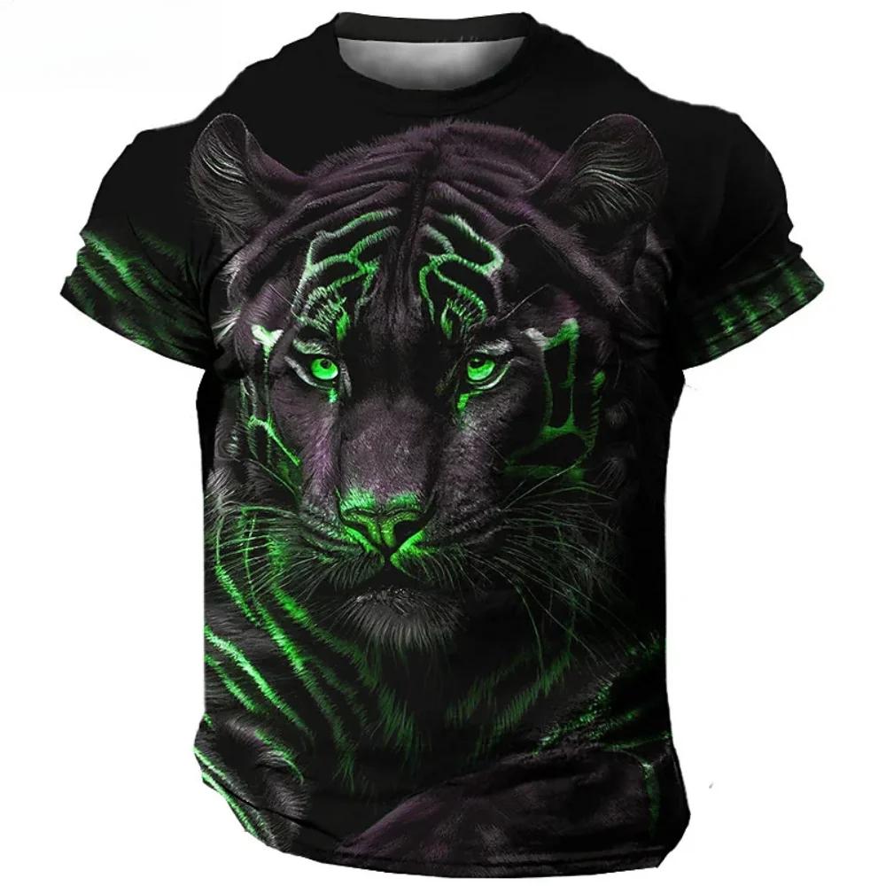 Vintage 3D Animal Men's Clothing Summer Breathable Men's T-Shirt Hip Hop Fashion Men Top Trend O-Neck Men Short Sleeve