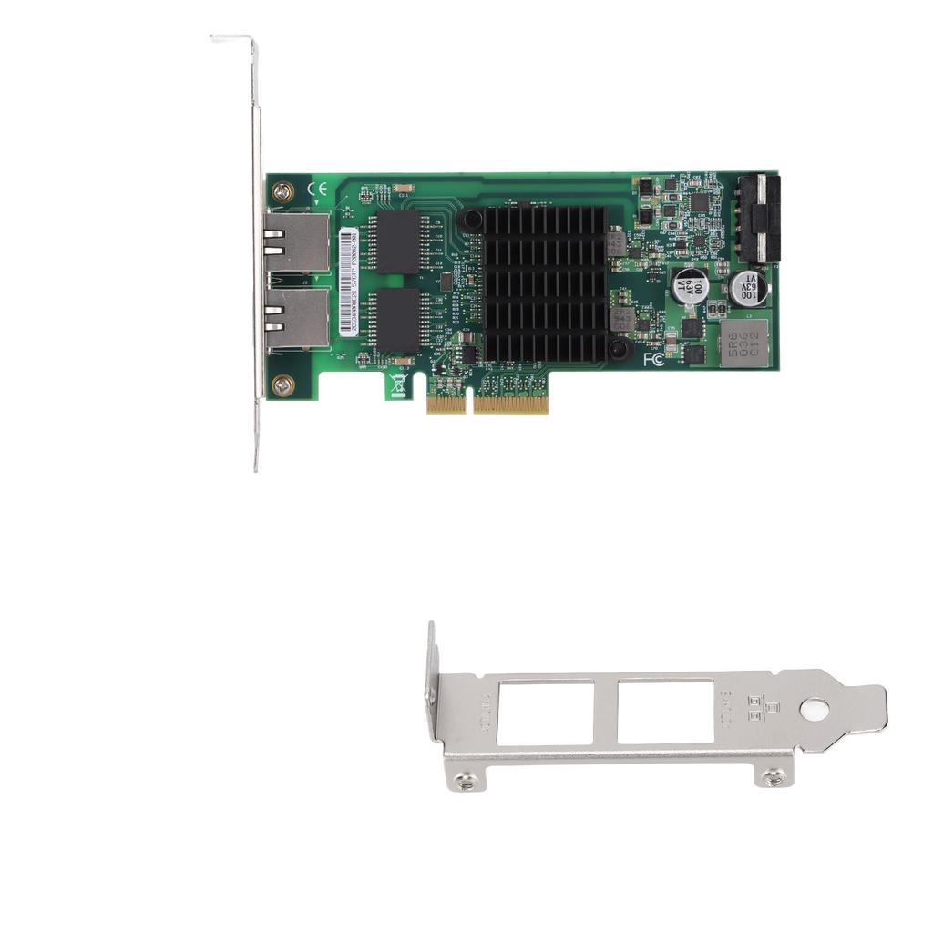 Network Card PCIE X4 Rj45 101001000Mbps Gigabit Dual Port Electric Port Network Adapter