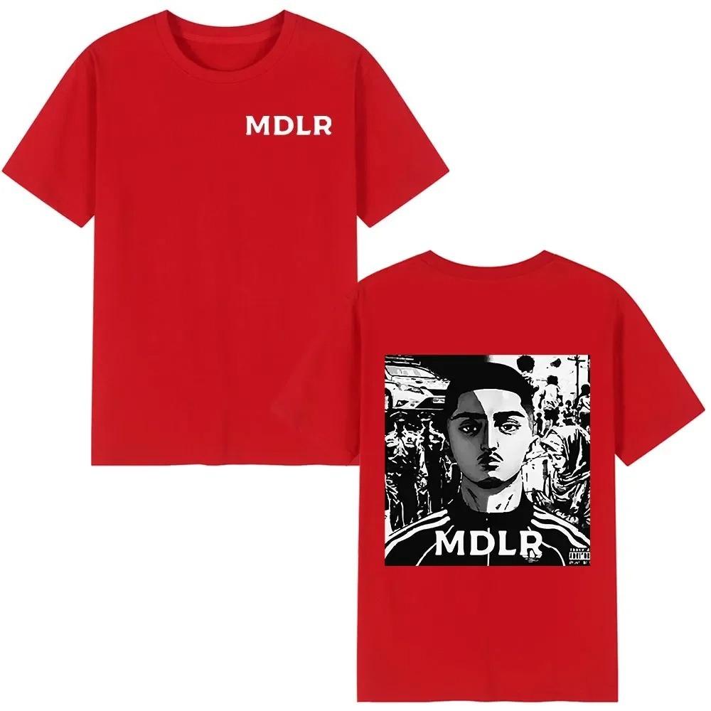 Rapper Morad MDLR Grafikdruck T-Shirt Mode Hip Hop Street Kurzarm T-Shirts 2025 Herren Damen Hohe Qualität T-Shirt