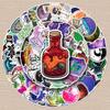 50 Fantasy Magic Graffiti Stickers for Water Bottles, Phones, and Luggage